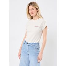 Wrangler - Kleding Shrunken Band Tee Vintage White - Wit - Maat S