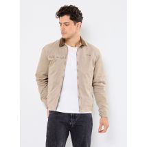 Schott - Blouson Court Zip Coton Lave Col Velours Schott Beige - Abbigliamento - Taglia M