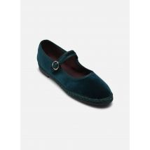 Ballerines Mary Jane Velvet Vert - Flabelus - Disponible en 38