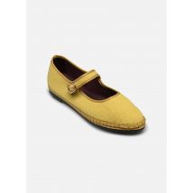Flabelus - Ballerina's Mary Jane Linen - Geel - Maat 39