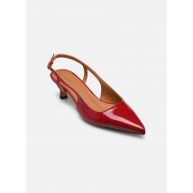 Pumps Slingback n°412 - Cuir vernis - Rouge Rot - Rivecour - Größe 37