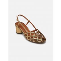Sandalen Sandales n°455 - Cuir laminé - Doré Gold und bronze - Rivecour - Größe 39