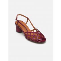Rivecour - Sandalen Sandales n°455 - Cuir vernis - Prune - lila - Größe 36