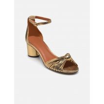 Rivecour - Sandalen Sandales n°478 - Cuir laminé - Doré - gold/bronze - Größe 38