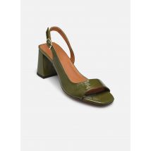 Rivecour - Sandalen Sandales n°674 - Cuir vernis - Kaki - grün - Größe 38