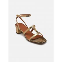 Rivecour - Sandalen Sandales n°902 - Cuir craquelé - Doré - gold/bronze - Größe 38