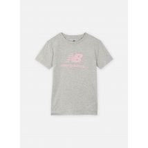 New Balance Kids - Kleding New Balance Jersey Stacked Logo Tee - Grijs - Maat 15 - 16A