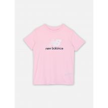 New Balance Kids - Bekleidung New Balance Jersey Stacked Logo Tee - rosa - Größe 9 - 10A