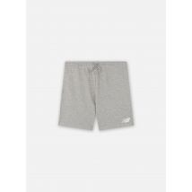 New Balance Kids - Bekleidung New Balance French Terry Stacked Logo Short - grau - Größe 7 - 8A