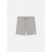 New Balance Kids - Ropa New Balance French Terry Stacked Logo Short - Gris - Talla 14 - 15A