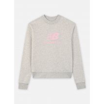 New Balance Kids - Bekleidung New Balance French Terry Stacked Logo Crew - grau - Größe 15 - 16A