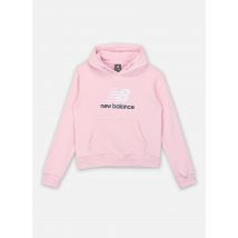 New Balance Kids - Kleding New Balance French Terry Stacked Logo Hoodie - Roze - Maat 15 - 16A