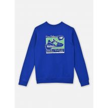 New Balance Kids - Bekleidung NB Sneaker Poster Graphic FT Crew - blau - Größe 7 - 8A