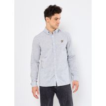 Lyle & Scott - Bekleidung Linen Blend Oxford Shirt - blau - Größe S