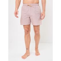 Lyle & Scott - Geo Motif Printed Swim Short Marrone - Abbigliamento - Taglia S