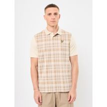 Lyle & Scott - Bekleidung Spring Tartan Polo Shirt - beige - Größe M