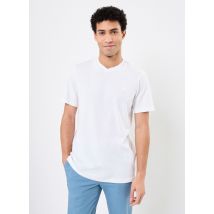 Lyle & Scott - Superfine V Neck T-Shirt Bianco - Abbigliamento - Taglia L