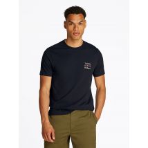 Tommy Hilfiger - Bekleidung Hilfiger Stack Tee MW0MW38622 - blau - Größe XL
