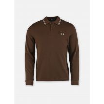 Kleding Ls Twin Tipped Fp Shirt Bruin - Fred Perry - Beschikbaar in XXL