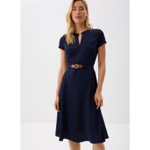 Lauren Ralph Lauren - Kleding Brygitka-Short Sleeve-Day Dress 200973369001 - Blauw - Maat 40