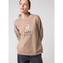 Vero Moda - Bekleidung VMCANDI BEA LS SWEATSHIRT BOX JRS XMAS - beige - Größe S