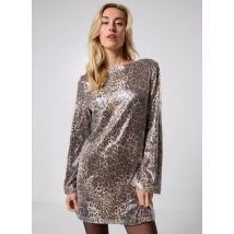 Noisy May - Ropa NMJESSY L/S MINI SEQUIN DRESS JRS - Plateado