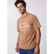 Jack & Jones - Ropa Jjedover Print Tee Ss Crew Neck Sn - Marrón