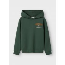 Name it - Bekleidung Nkmnewi Ls Nreg Sweat Wh Bru - grün - Größe 9 - 10A