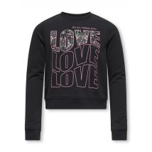 Kids Only Sweatshirt hoodie Noir - Disponible en 9 - 10A