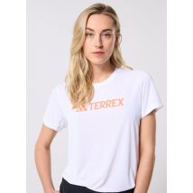 Kleding W Mt Log Tech T Wit - adidas performance - Beschikbaar in XS