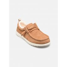 HEYDUDE Wally Suede Shearling Marron - Baskets - Disponible en 40