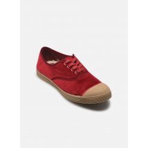 Bensimon Tennis Lacets Velours Bordeaux - Baskets - Disponible en 37