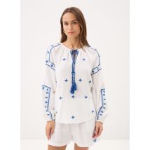 Molly Bracken Blouse Blanc - Disponible en L