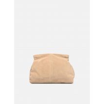 Flattered - Handtassen Clay Clutch Suede Sand - Beige - Maat T.U