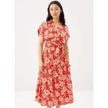 Lauren Ralph Lauren - Bekleidung Robe chemise nouée devant - Rot - Größe 38