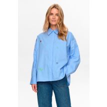 Kleding Nujuna Shirt Blauw - Nümph - Beschikbaar in S - M