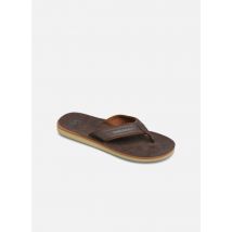 Tongs Carver Nubuck Marron - Quiksilver - Disponible en 40
