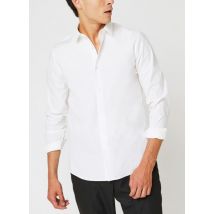 Vêtements Ck Chest Logo Slim Stretch Shirt Blanc - Calvin Klein Jeans - Disponible en XXL