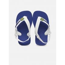 Zehensandalen Baby Brasil Logo 2 blau - Havaianas - Größe 22