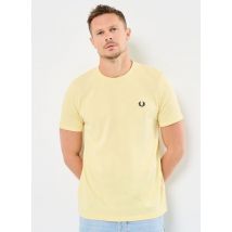 Kleding Ringer T-Shirt Geel - Fred Perry - Beschikbaar in L