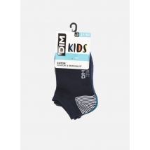 Chaussettes et collants Socquettes Courtes Coton Style Mix & Match Enfant - Lot de 3 Bleu - Dim - Disponible en 31 - 34