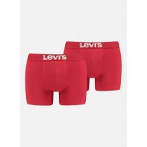 Kleding Solid Basic Boxer 2P Rood - Levi's Underwear - Beschikbaar in XXL