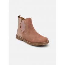 Stiefeletten & Boots KF - Boots cuir lisse rosa - Vertbaudet - Größe 34