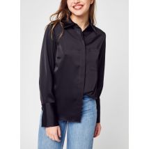 Bekleidung Wide Cuff Satin Shirt schwarz - NA-KD - Größe 34