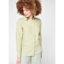 Kleding Sage Classic Reg Linen Shirt Groen - Knowledge Cotton Apparel - Beschikbaar in XS