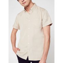 Kleding Larch Tencel Garment Dyed Ss Shirt W/Pipe Cf Grijs - Knowledge Cotton Apparel - Beschikbaar in XL
