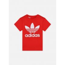 Ropa Trefoil Tee gros logo - T-shirt manches courtes - Junior Rojo - adidas originals - Talla 7 - 8A