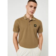 Bekleidung Tipped Polo Shirt beige - Lyle & Scott - Größe M