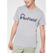 Kleding Penfield Bear Chest Print T-Shirt Grijs - Penfield - Beschikbaar in L