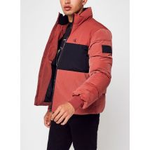 Kleding Colorblock Non-Down Jacket Rood - Calvin Klein Jeans - Beschikbaar in L